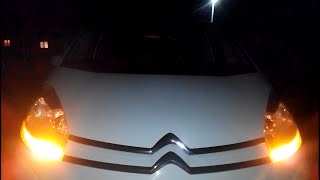 Citroen c4 PICASSO замена лампочки поворотника Ситроен с4 Пикассо