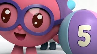 МАЛІШАРИКИ - Число Пять (Умные песенки) Развивающие и обучающие мультики для детей