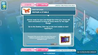 Repair a stable ,- need for steed ?