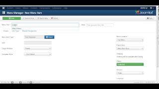 How to create dropdown menus in Joomla 3.7