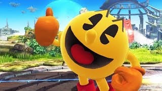 PAC-MAN in Super Smash Bros. Wii U / 3DS Trailer (+ Mr. Game & Watch)