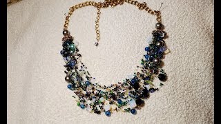 DIY Воздушное колье своими руками