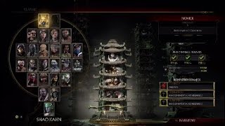Mortal Kombat 11 classic tower