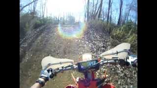 Badlands Attica - First time moto - First lap [2003 KTM 300 exc]