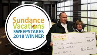 Sundance Vacations Sweepstakes Winner 2018