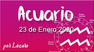 ACUARIO Horóscopo de hoy 23 de Enero 2020 | Mentiras de luz?