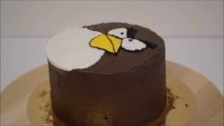 Сборка торта в стиле Angry Birds от Kagat Cake