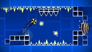 Geometry Dash. Прохождение (9) уровня "Cycles". Геометри даш.