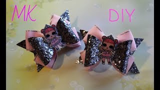 МК Бантики из ЭКО кожи и лент, куколки"ЛОЛ"