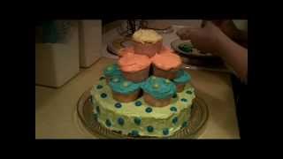 How to Make a Dr. Seuss Polka Dot Birthday Party Cake Let's Celebrate Cake