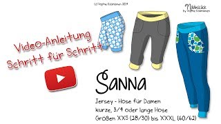 Nähanleitung Jersey-Hose "Sanna" - Näähglück