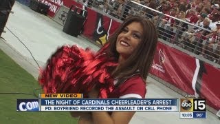 Cardinals' cheerleader arrested after fight