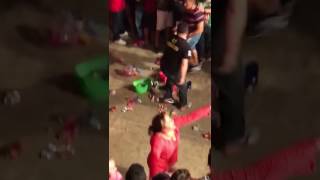 Briga no iate clube Teresina durante prévia de Carnaval "Baile dos piratas"