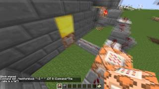 Redstone - Mot de Passe avec Command Block (Minecraft 1.7)