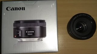 Canon EF 50mm f1 8 STM Unboxing in HINDI, TECHNICAL ASTHA