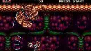 Probotector MD - Walkthrough 4/8 - Ending 1A "The Aliens"