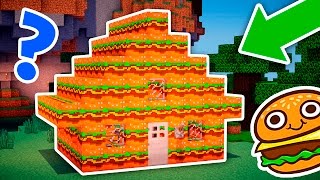 МАЙНКРАФТ НУБ ПРОТИВ ДОМА ИЗ ГАМБУРГЕРОВ! КАК ПОСТРОИТЬ НУБ ПРОТИВ ПРО! MINECRAFT NOOB VS PRO