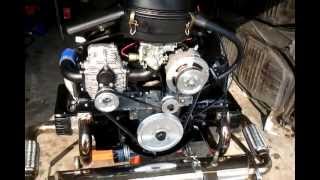 1600cc Type 1 VW Beetle Engine with Aisin AMR500 Blower Supercharger