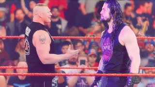 Brock Lesner saves Roman Regins- Brock Handshake with Roman | HD