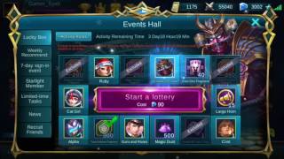 Mobile Legends Alpha's new skin (lucky box event) yeah soo "lucky"