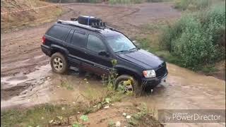 Jeep Grand Cherokee 2,7 CRD Treffen im Knüllwald Offroad Park Böser Wolf 03.08.2019