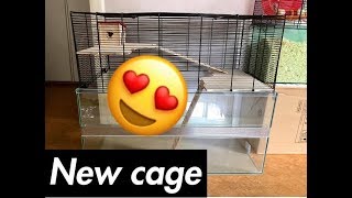 My New Gerbil Cage