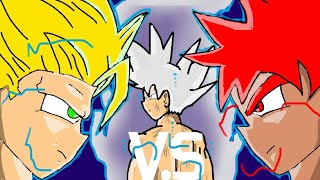 Eu vs Goku (Flipaclip animação )