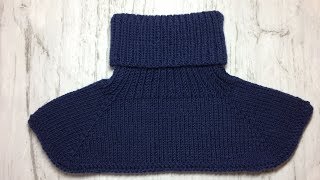 Манишка спицами для мальчика/девочки 4 лет