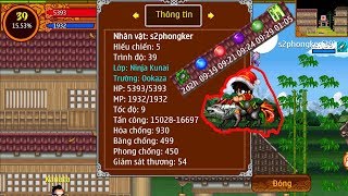 Ninja School Online : Full Trang Bị Cho #S2phongker Cân Hang Động 3x