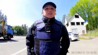 Бездарь самка-полиции на Житомирском КП г. Киева. Эпизод 1