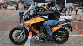 Мото Джимхана Львов 2017. Honda Transalp 700. rider "Hondafazer"