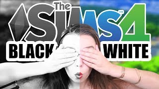 BLACK & WHITE BUILD CHALLENGE! [ The Sims 4 ]