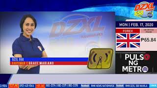 DZXL NEWS: PULSO NG METRO - 02/17/2020- 6:00 PM