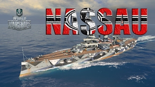 World of Warships. Гайд по линкору Нассау (Nassau). Битва стальных гигантов