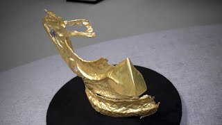 New gold mask discovered at the Sanxingdui archaeological site