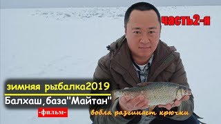 Зимняя рыбалка 2019- Балхаш,база Майтан.2-я часть