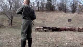 Firing the German 9mm MP-40, Luger, & Kar98k in Big Lake, Minnesota