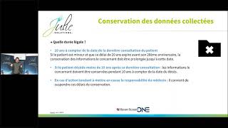 CONFÉRENCE EN LIGNE JULIE : Protection des données patients d'un cabinet dentaire