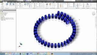 Autodesk Inventor- Pattern about Curve Orientation - #CADline Community