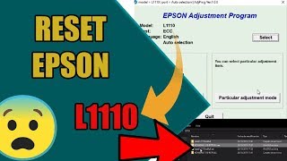 RESET EPSON L1110 ORIGINAL CON KEYGEN