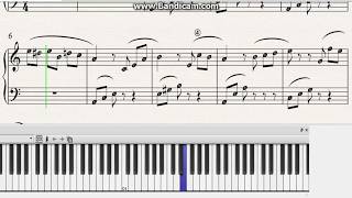 Как играть "For Elise". L. Bethoven. Tutorial Sheet.