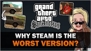GTA SA - Why Steam is the worst version? [Comparison]  - Feat SpooferJahk