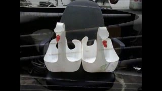 Лебеди из канистры