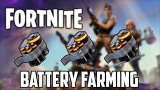 How To Farm Batteries Fast In Fortnite!!!  | Fortnite Farming  Guides