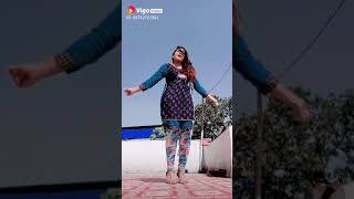 Desi Girl leggings dance in home hot girl churidar dance(4)