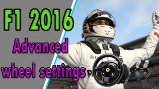 F1 2016 | Advanced Wheel settings