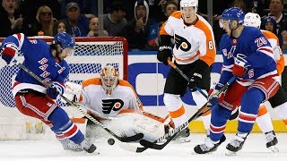 Philadelphia Flyers and New York Rangers combine for 11 goals