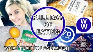 FULL DAY OF EATING ON MY WW| WEIGHT WATCHERS| MYWW PURPLE PLAN ?