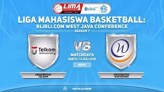 MEN'S: TELKOM VS WIDYATAMA (LIMA BASKETBALL: BLIBLI.COM WJC SEASON 7)