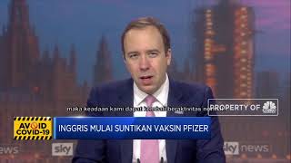 Inggris Mulai Suntikan Vaksin Pfizer